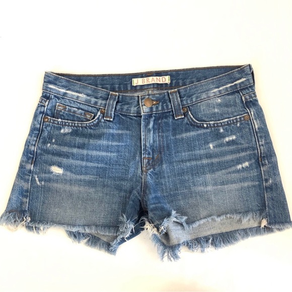 J BRAND l Sz 26 l Cut-Off Style Denim Shorts - Picture 3 of 6
